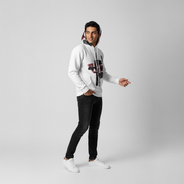 Brush Paint Pullover Hoodie