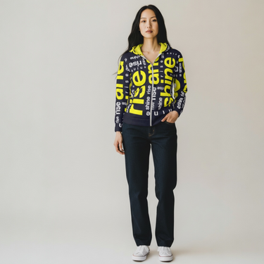 "Rise and Shine" Zippered Hoodie