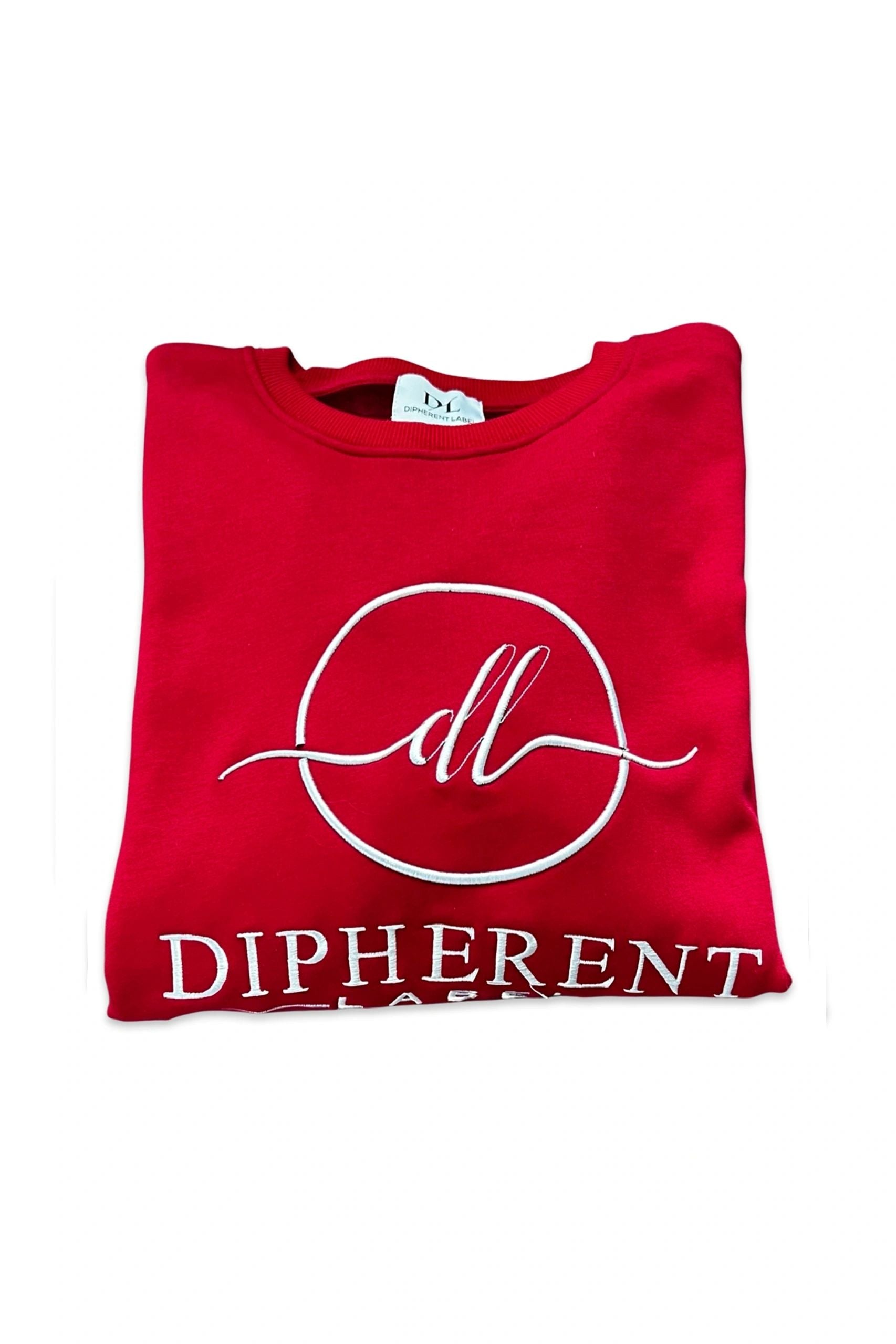 Dipherent Label 3D Embroidery Sweatshirt